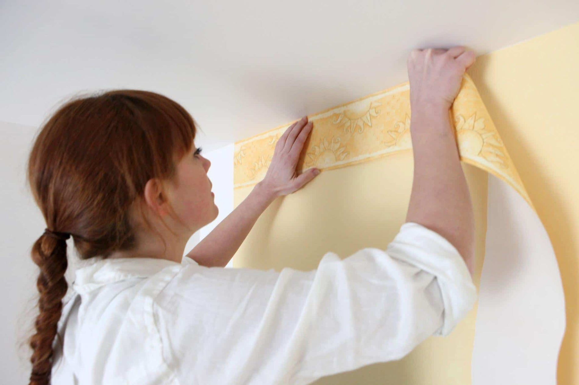 Wallpaper installation tools used for careful application